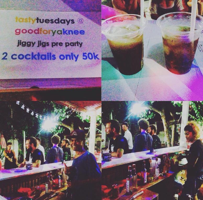 Good For Ya Knee Hostel & Bungalows (Adults Only) Gili Trawangan Exteriör bild